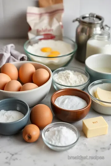 Delicious Dutch Baby Pancake Recipe ingredients