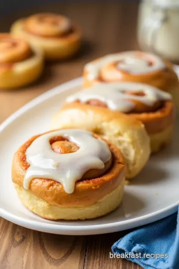 Delicious Homemade Cinnamon Rolls presentation