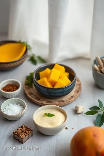 Delicious Mango Cream Delight ingredients