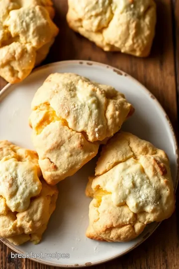 Delicious Maple Syrup Scones presentation