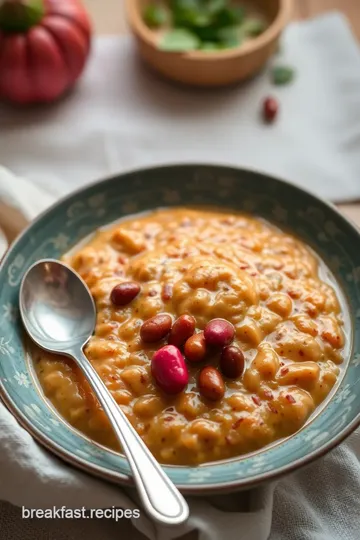 Delicious Nigerian Bean Porridge Recipe presentation