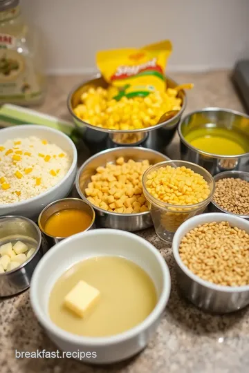 Delicious Sweet Corn Upma ingredients