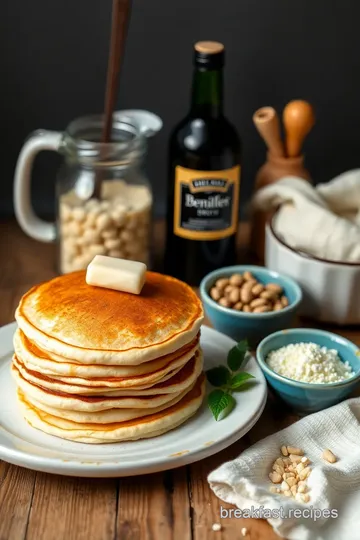 Delicious Vanilla Pancakes ingredients