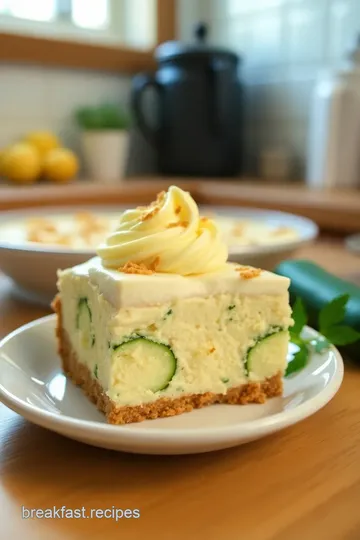 Delicious Zucchini Ricotta Cheesecake steps