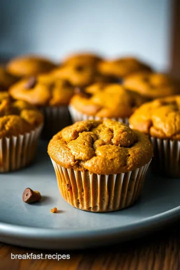 Deliciously Light Weight Watchers Pumpkin Muffins presentation