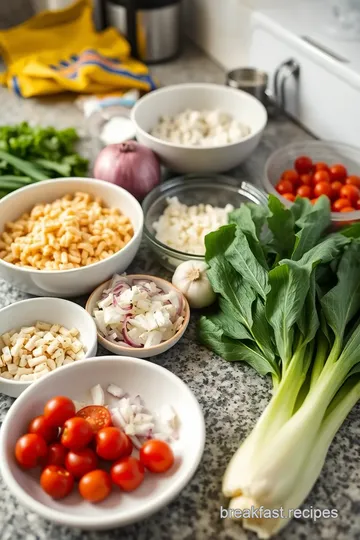 Delightful Fregola Sarda with Endives ingredients