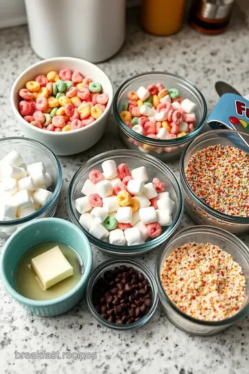 Easy cereal fruit loops: 5 Colorful Treats for Sweet-Toothed Kids! ingredients