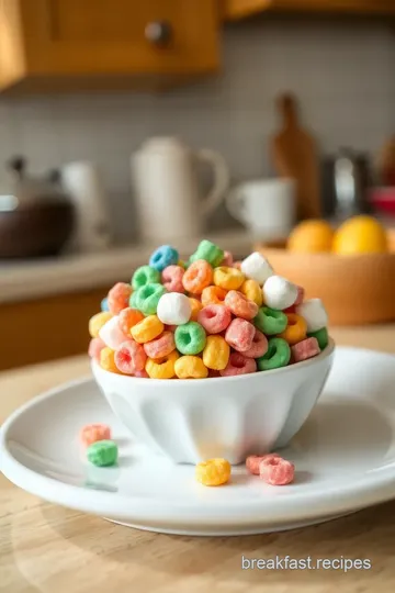 Easy cereal fruit loops: 5 Colorful Treats for Sweet-Toothed Kids! steps