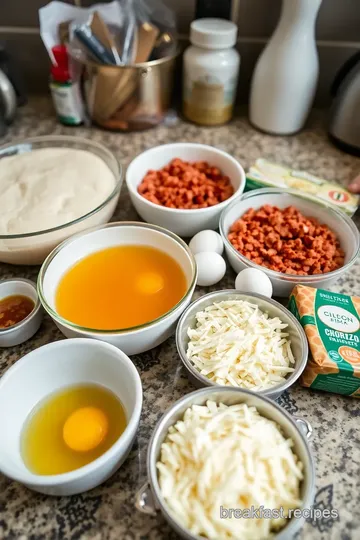 Mama Cozzi Chorizo Breakfast Pizza ingredients