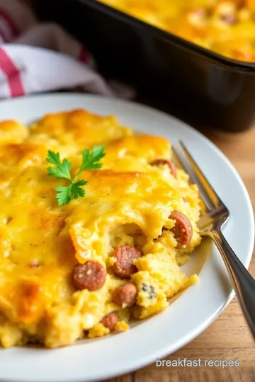 Cornbread Breakfast Casserole presentation