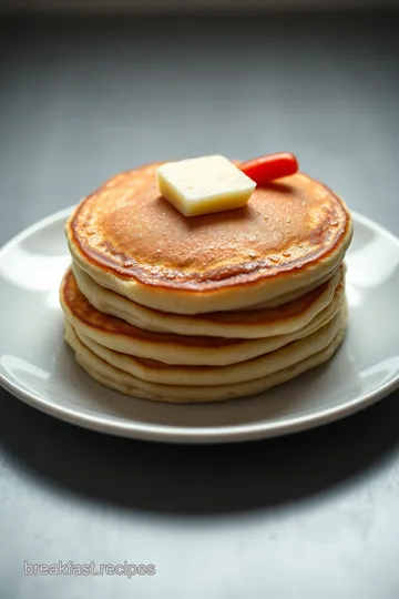 Fluffy 10-Minute Pancakes presentation