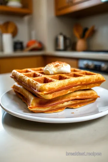 Fluffy Cinnamon Waffles steps