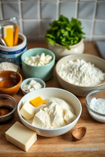 Fluffy Cottage Cheese Pancakes ingredients