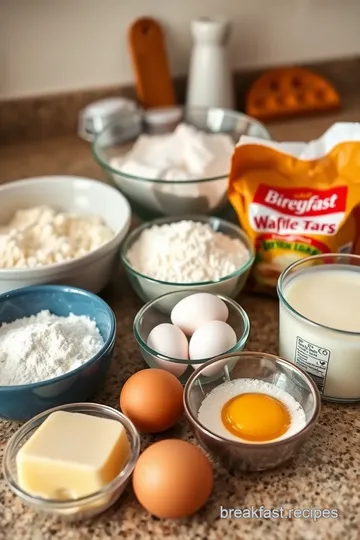 Fluffy Golden Waffles ingredients