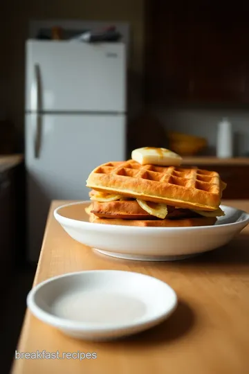 Fluffy Golden Waffles steps