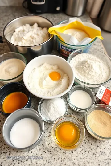 Sourdough Discard Pancakes ingredients