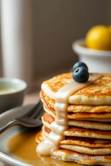 Sourdough Discard Pancakes presentation