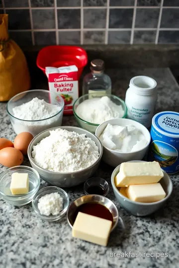 Fluffy Whole-Wheat Cottage Cheese Pancakes ingredients