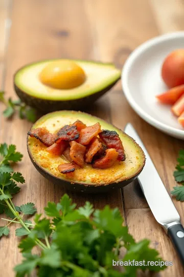 Crispy Bacon Avocado Stack ingredients