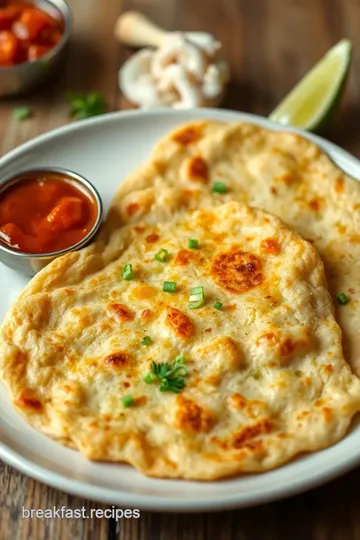 Aloo Paratha Recipe presentation