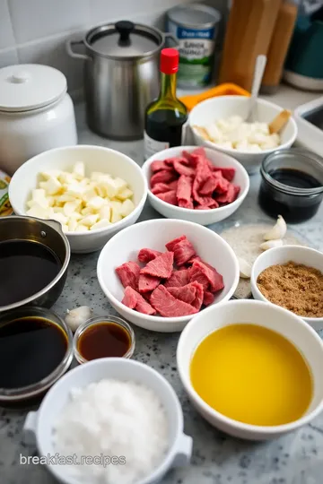 Tapsilog ingredients