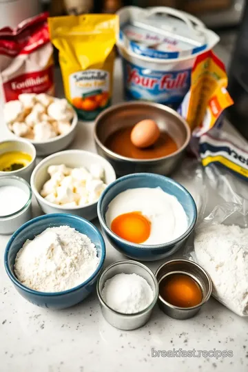 Syrniki: Fluffy Cottage Cheese Pancakes ingredients