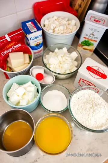 Syrniki (Russian Cottage Cheese Pancakes) ingredients