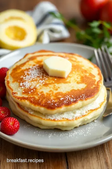 Syrniki (Russian Cottage Cheese Pancakes) presentation