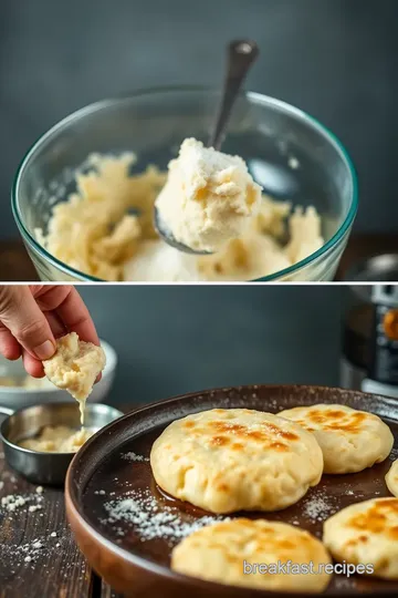 Syrniki: Delicious Cottage Cheese Pancakes steps