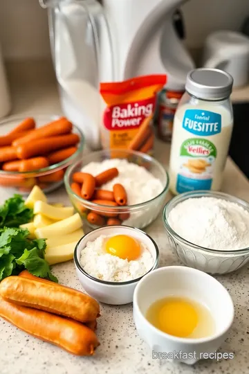 Breakfast Corn Dogs ingredients