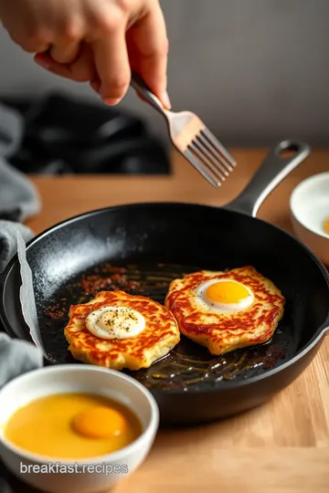 Savory Onion and Smokie Egg Fritters steps