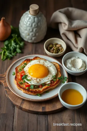 Fry Veggie Egg Toast for Quick Breakfast ingredients