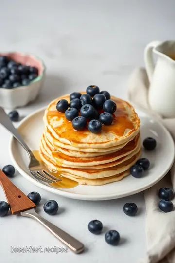 Fluffy Buttermilk Pancakes with Blueberries ingredients