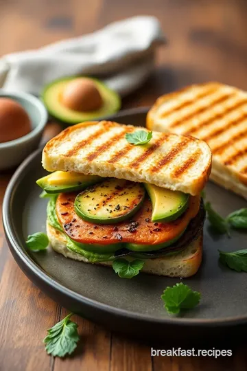 Grilled Avocado Veggie Delight Sandwich steps