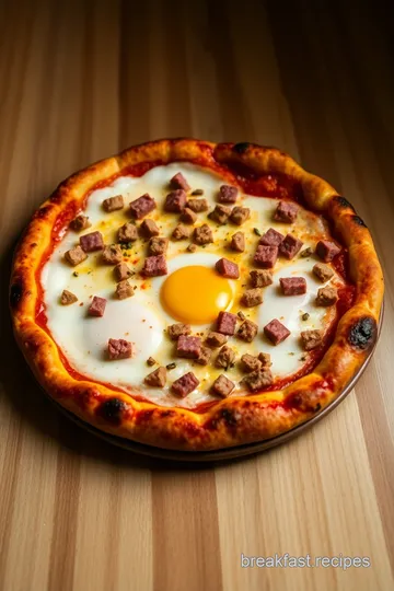 Homestyle Red Baron Breakfast Pizza presentation