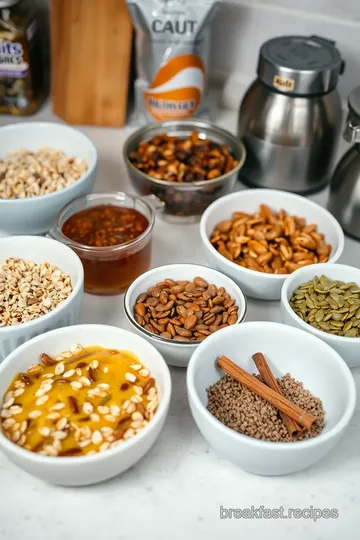 Honey Nut Baked Oats ingredients