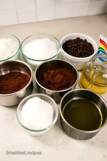 Vegan Chocolate Cake ingredients