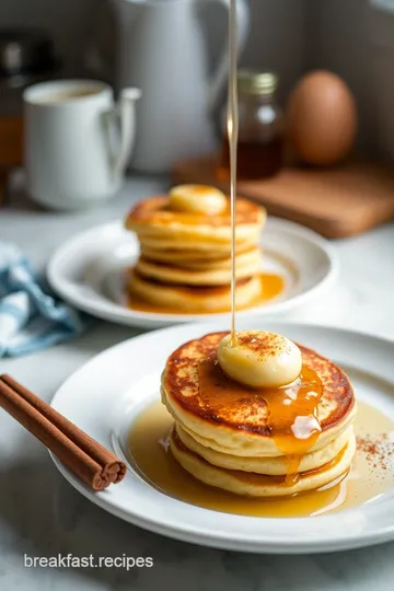 Mini Pancakes with Honey and Cinnamon steps