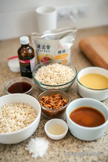 Miso Oat Porridge ingredients