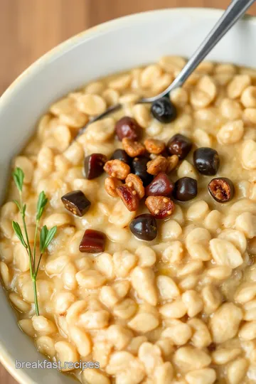 Miso Oat Porridge presentation