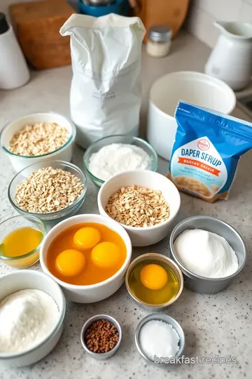 New-Fashioned Oatmeal Pancakes ingredients