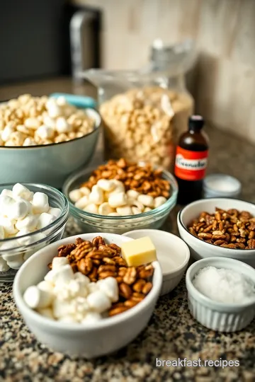 Nutty Rice Krispies Treats ingredients