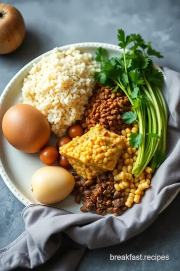 Oven-Baked Quinoa Cornbread Delight ingredients