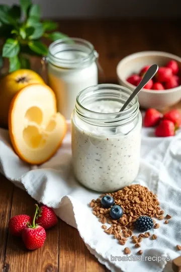 Overnight Oats Delight: Healthy & Quick ingredients