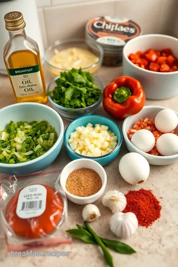 Shakshuka Recipe ingredients