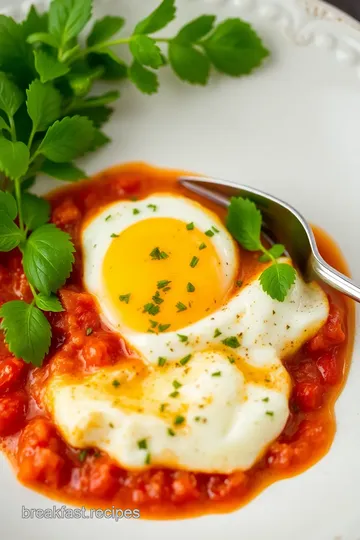 Shakshuka Recipe presentation