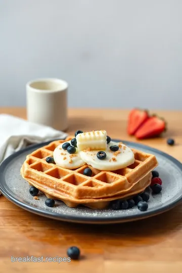 Whole Wheat Protein-Packed Waffles steps