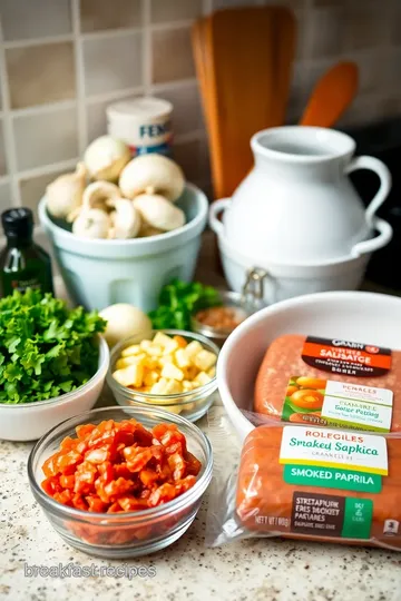 Savory Breakfast Sauce ingredients