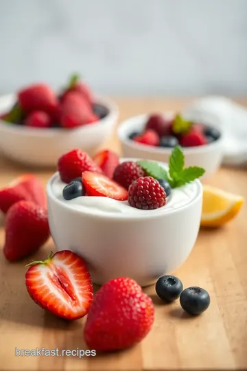 Quick Berry Coconut Yogurt Bowl Delight ingredients