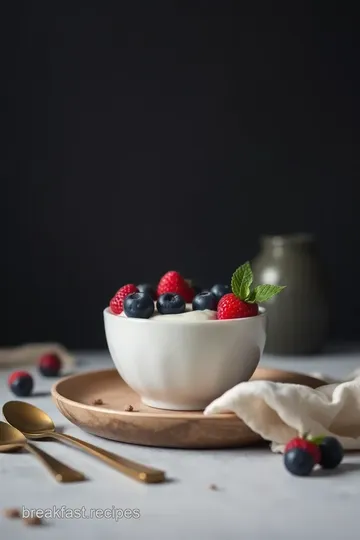 Quick Berry Coconut Yogurt Bowl Delight presentation